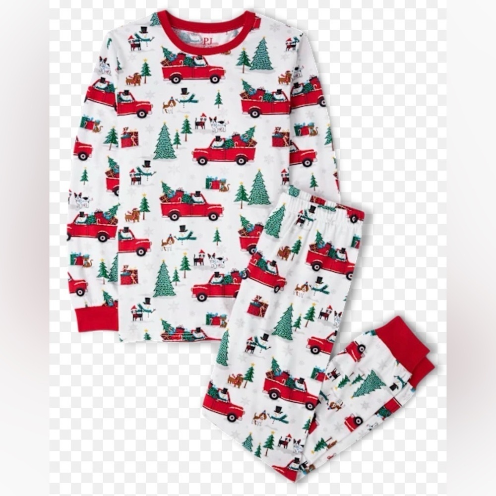 Children's Place Christmas Truck Pajamas Adult Large